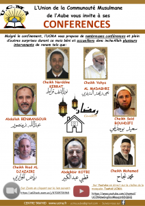 Programme conférence – Ramadan 2020