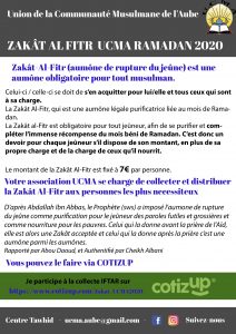 Zakat Al Fitr – 2020